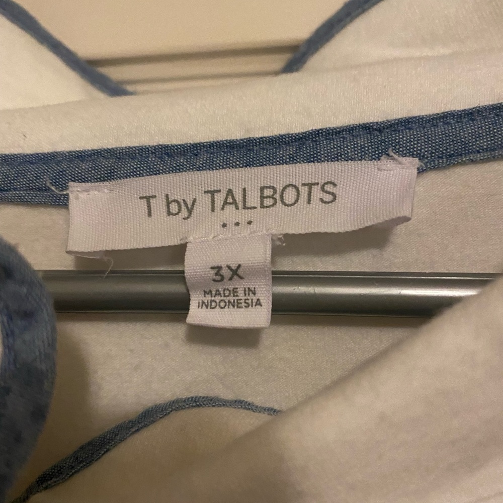 Talbots striped knit pullover